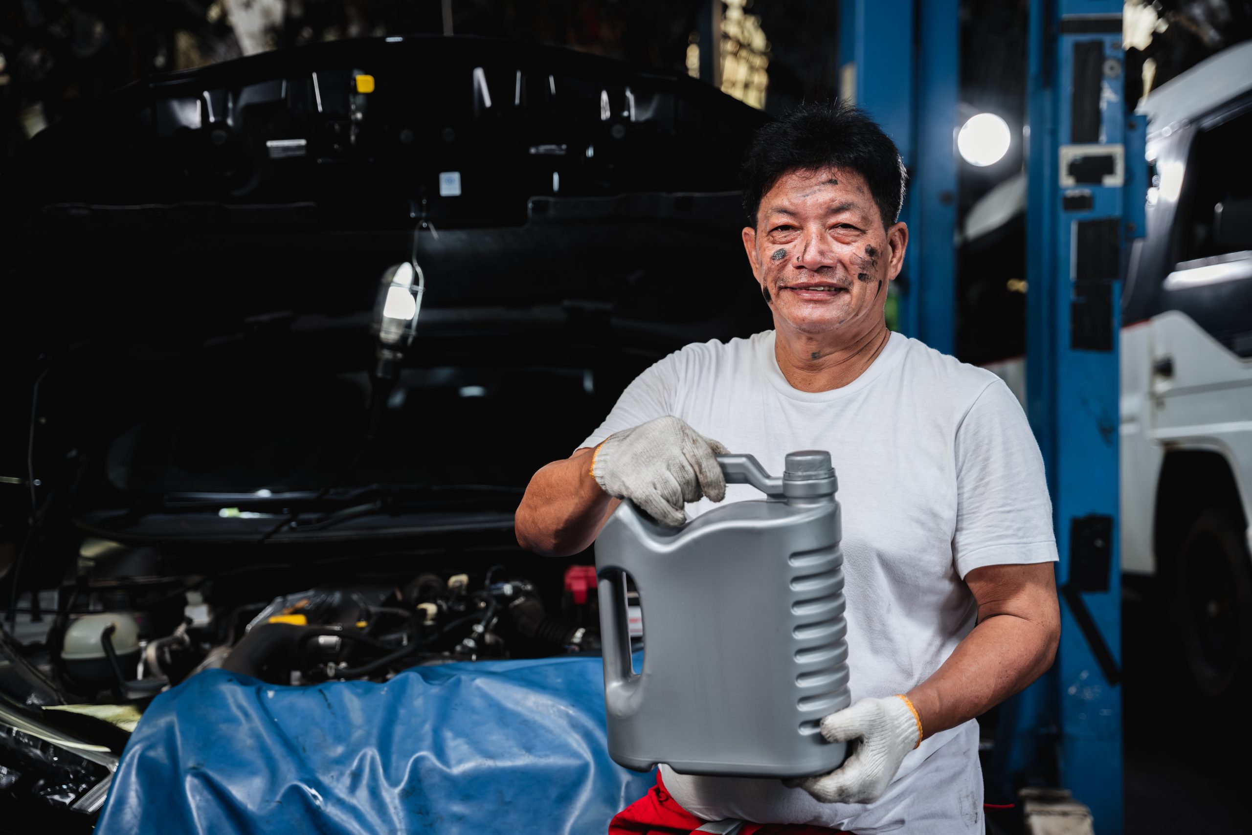 Car Engine Oil Change